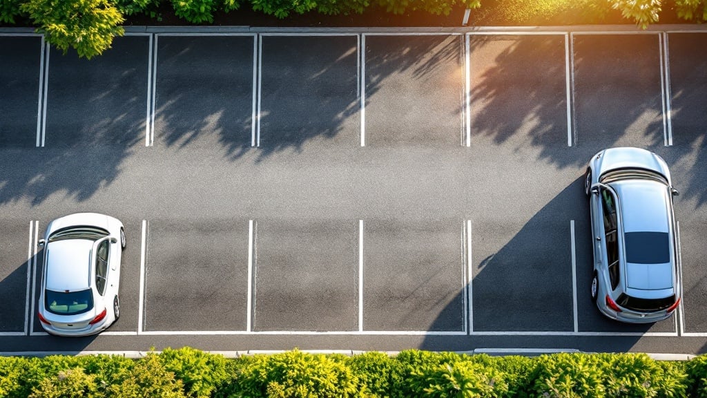 Commercial pressure washing services for car parks and business properties